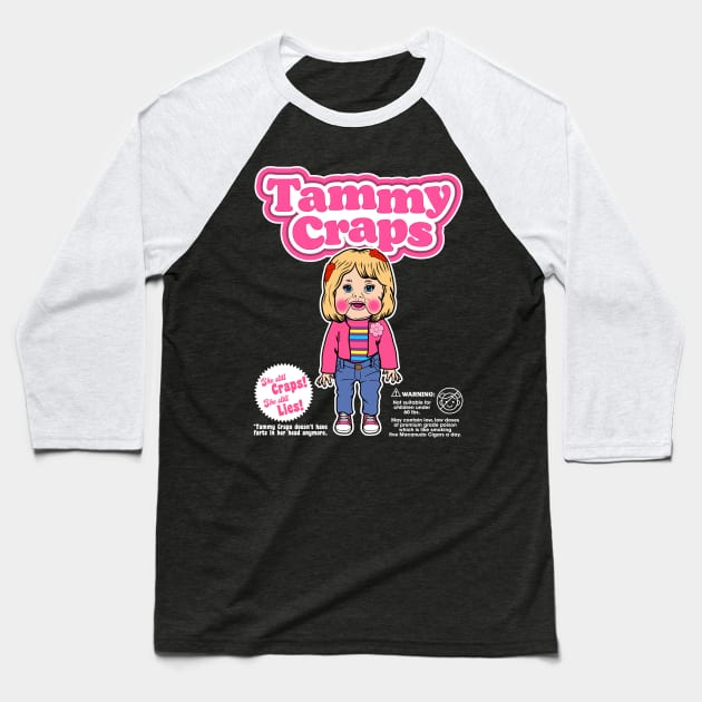 Tammy Craps Baseball T-Shirt by darklordpug